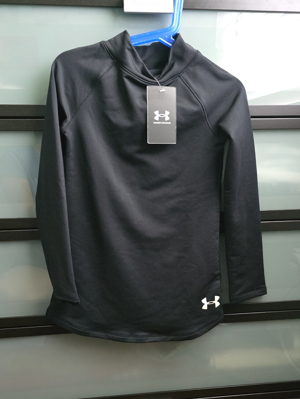 Under Armour Kid's Black Long Sleeve